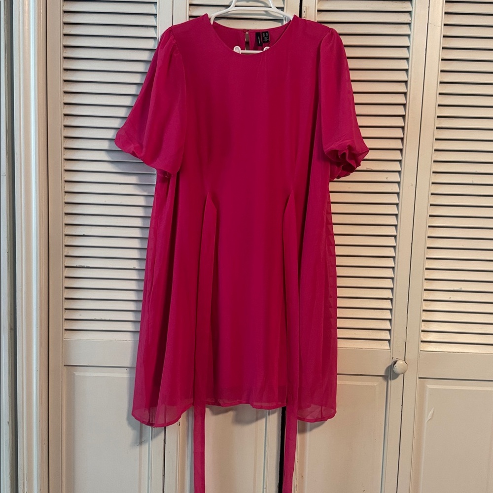 Vero Moda Bright Pink Dress
